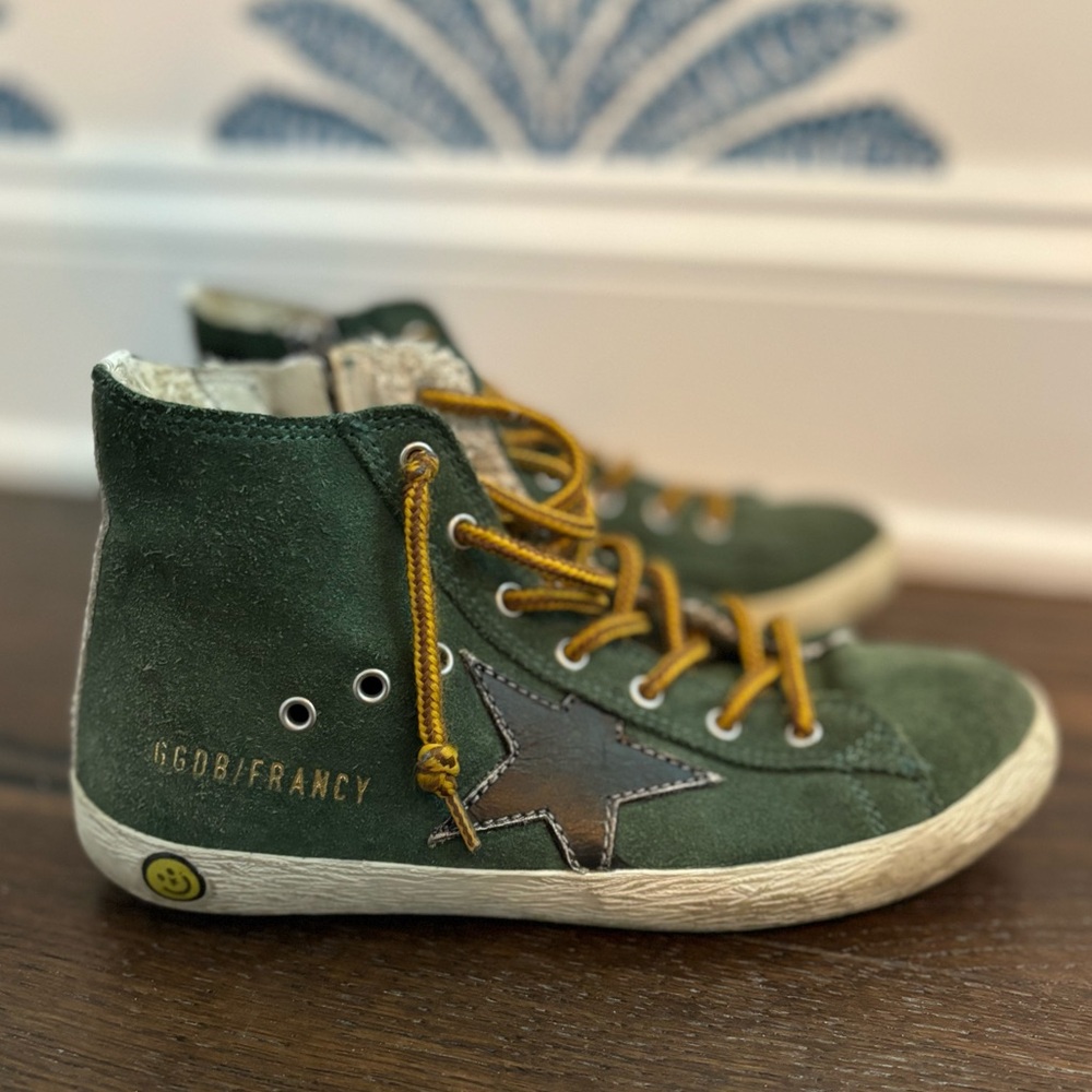 Golden Goose boys high tops, size 32